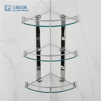 حمام 3 طبقه قفسه گوشه