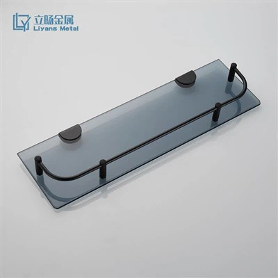 قفسه شیشه ای با براکت های مشکی