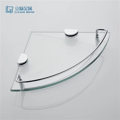 قفسه شیشه ای با نوار حوله کروم